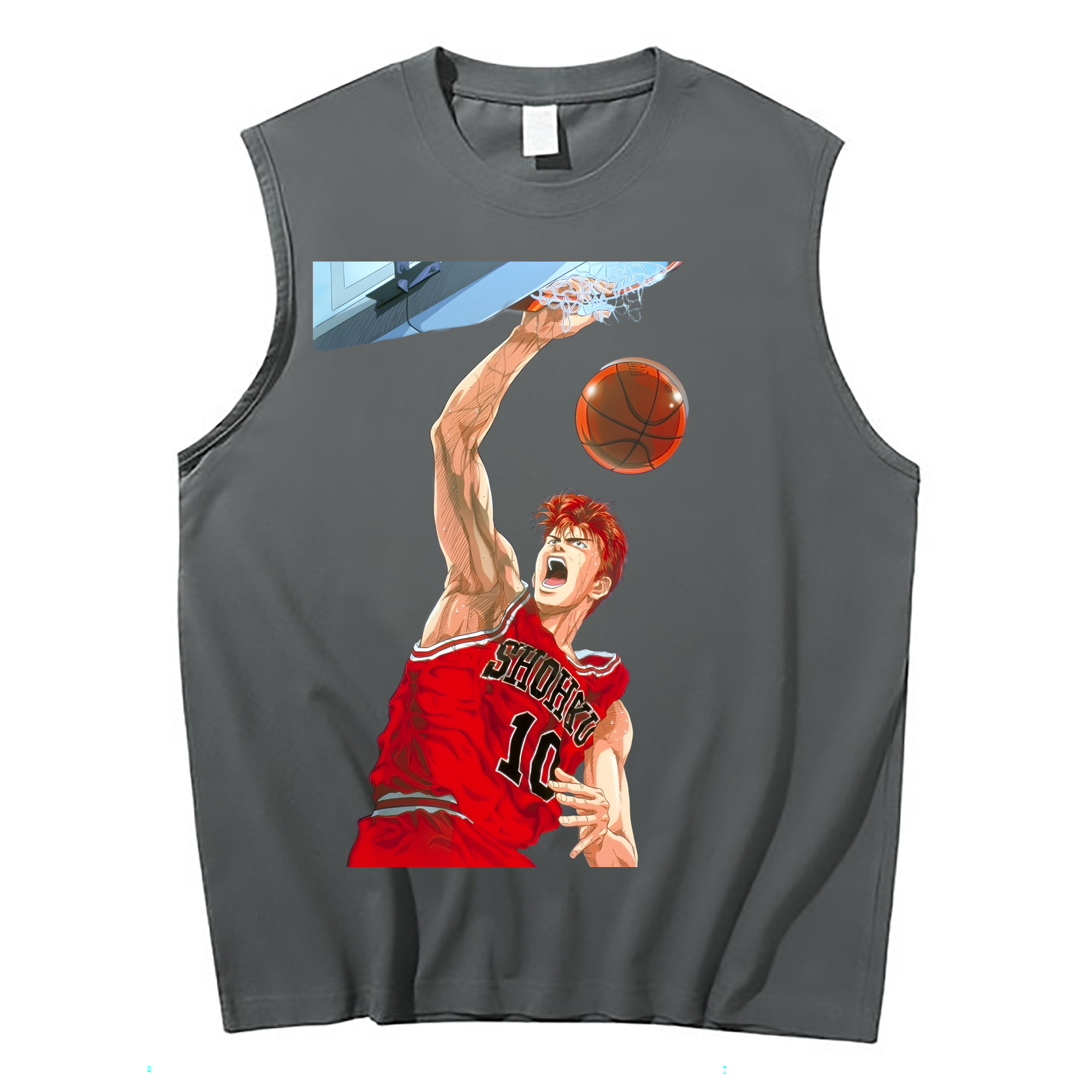 （画像用） SLAM DUNK／スラムダンク コットン100％タンクトップ（フロントプリント）